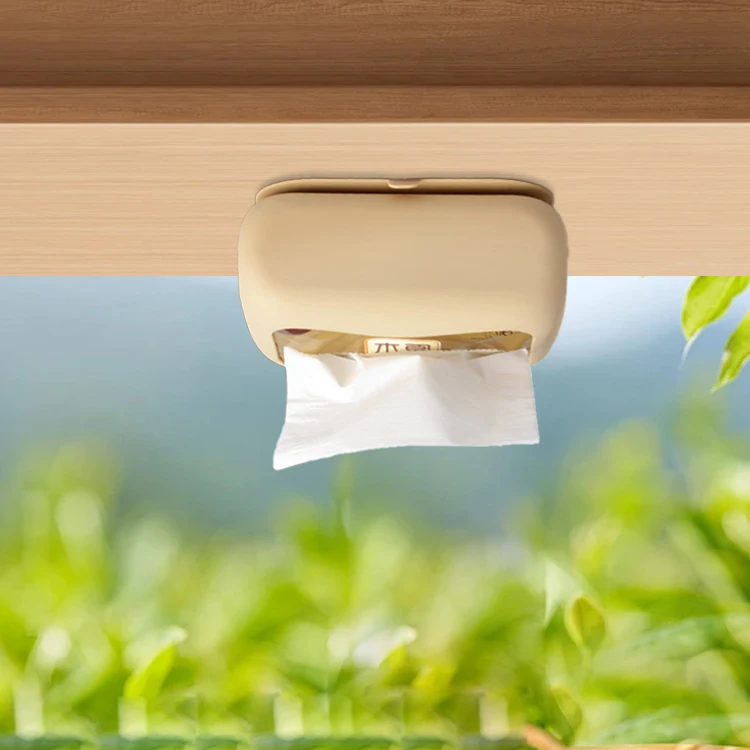 Hot Selling Silicone Tissue Box Holder Storage Organizer Silicone Napkin Holder Silicone Tissue Box Cover For Home