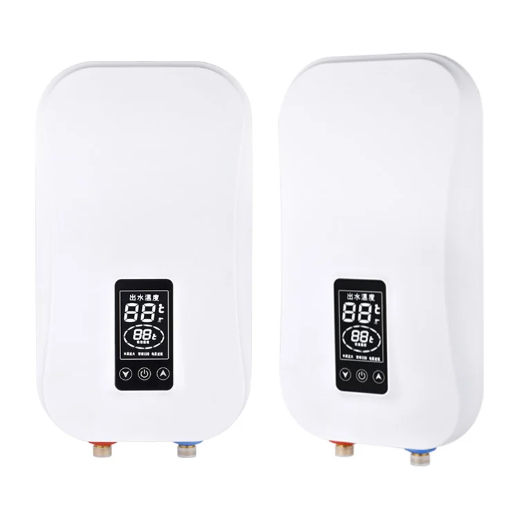 Factory good quality 8.5kw  high power Tankless portable instant bathtub water heater for shower
