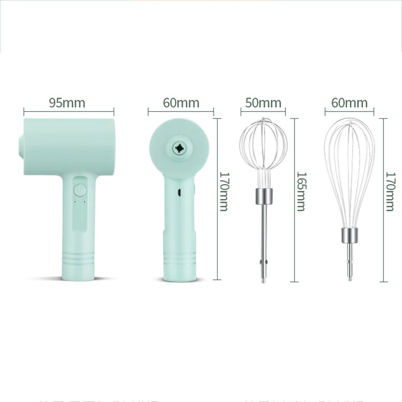 Wireless Electric Milk Frother Whisk Egg Beater USB Rechargeable Handheld Coffee Blender Milk Shaker Mixer Foamer Food Blender