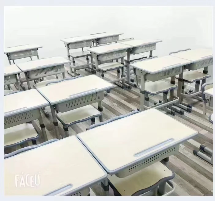 Ergonomic Kids Study Table and Chair with Wheels for Living Room Home Office and Warehouse for School