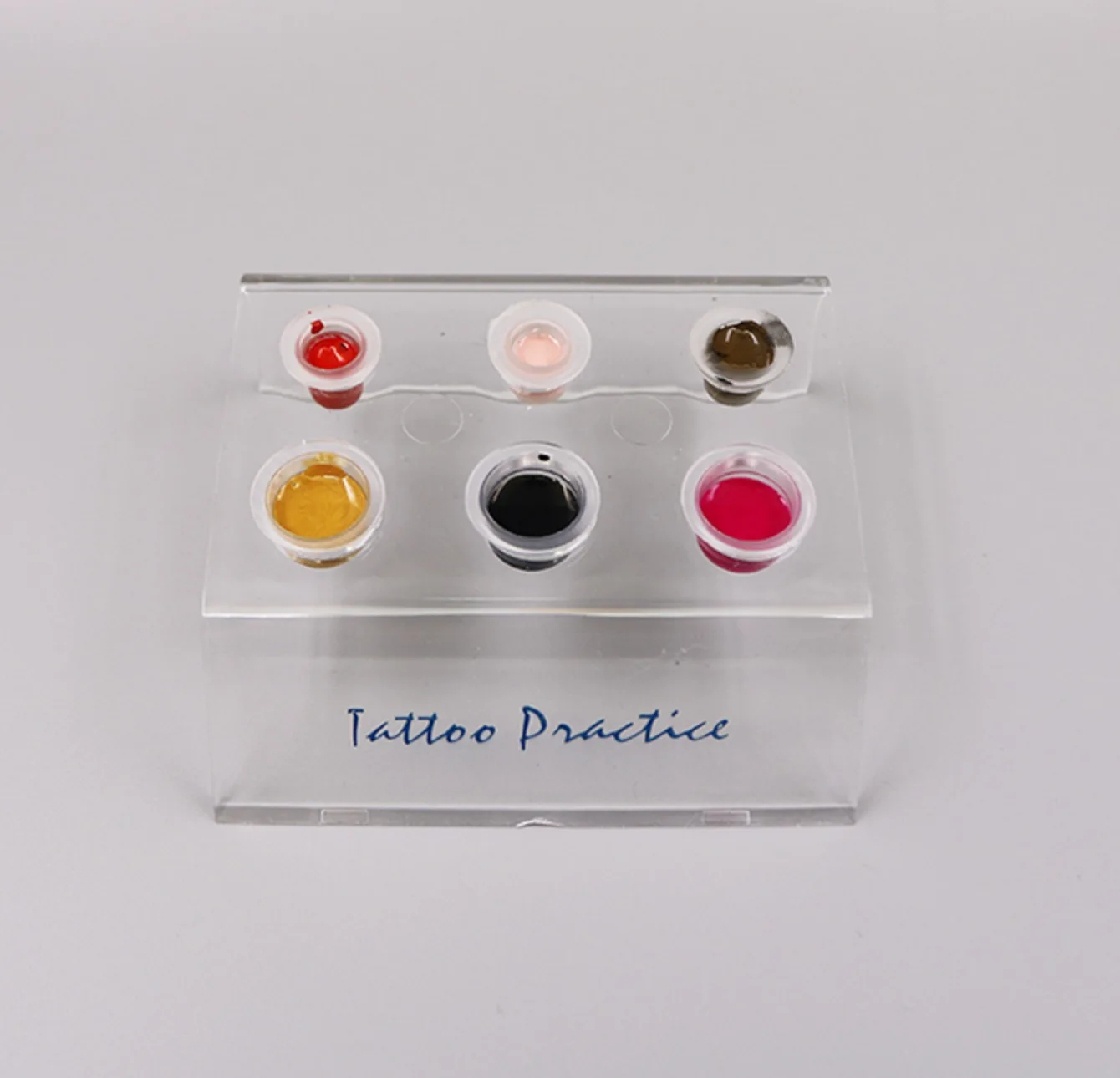 Hot sale acrylic pmu mast pen tattoo microblading ink cup pigment cup holder for machine