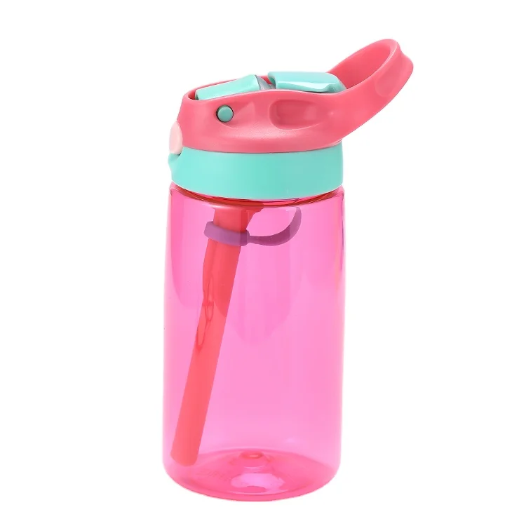 
Custom logo large capacity hygienic plastic drinking sports water bottle kids water bottle with straw 