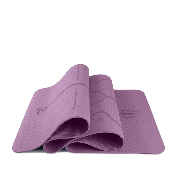 Pilates workout non slip stackable yoga mat black yoga mat custom logo private label fitness exercise mat for yoga