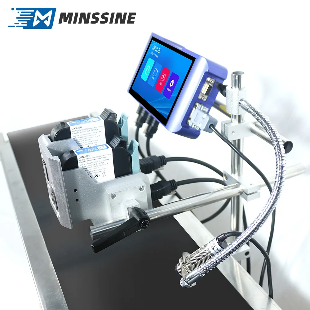 25.4mm carton date Printing Machine /handheld Jet Printer for Hand Batch Bag Logo Bottle Carton Plastic