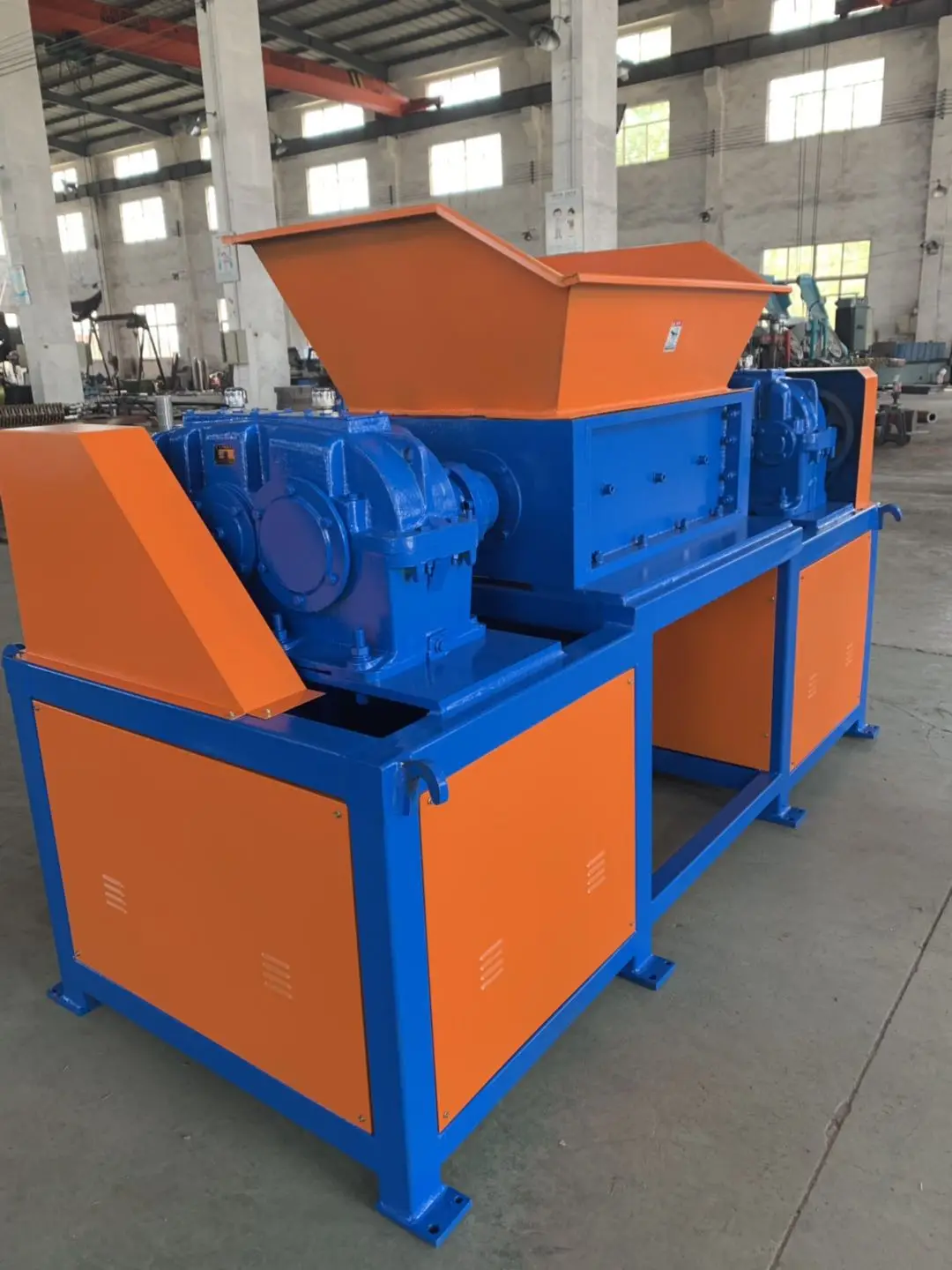 
High quality and reasonable price dual-axis machine shredder double axis shredder for plastic parts and metal 