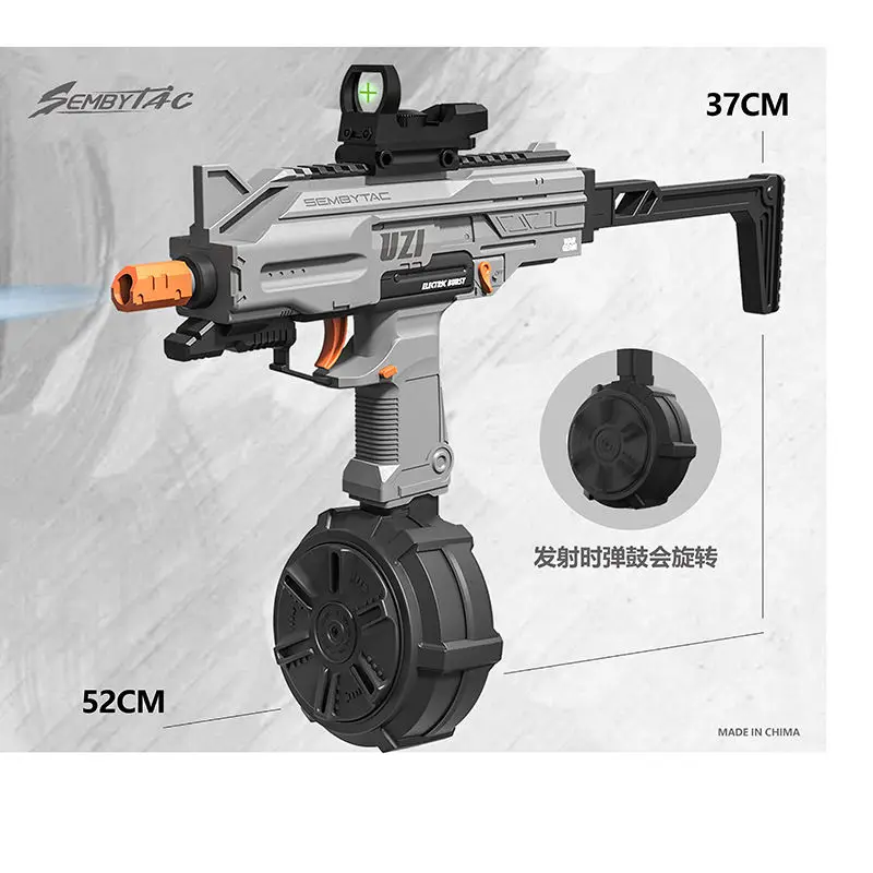 2024 electric gun de gel blaster uzi toy gun