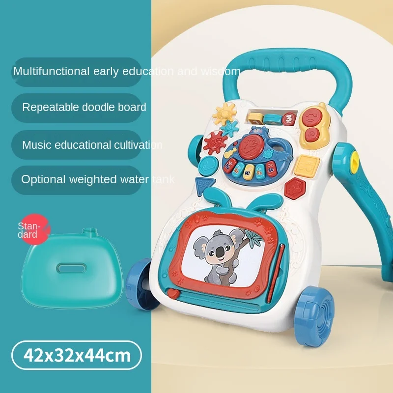 Fast Shipping Infant First Step Activity Push Trolley Toy Musical 3 In 1 Baby Walker Sit-to-Stand Learning Walker