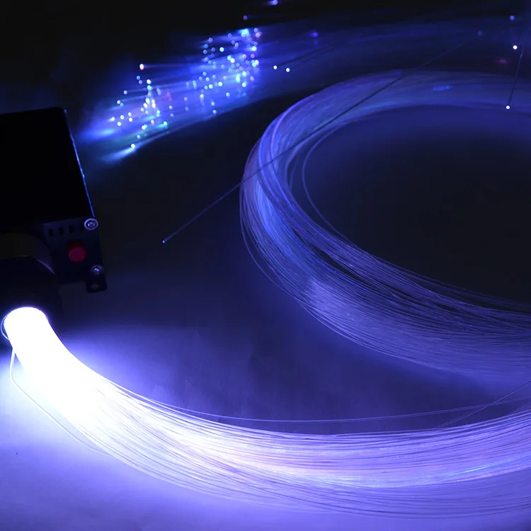 Factory Wholesale 12000 meters per roll super thin PMMA 0.25mm end glow fiber optic