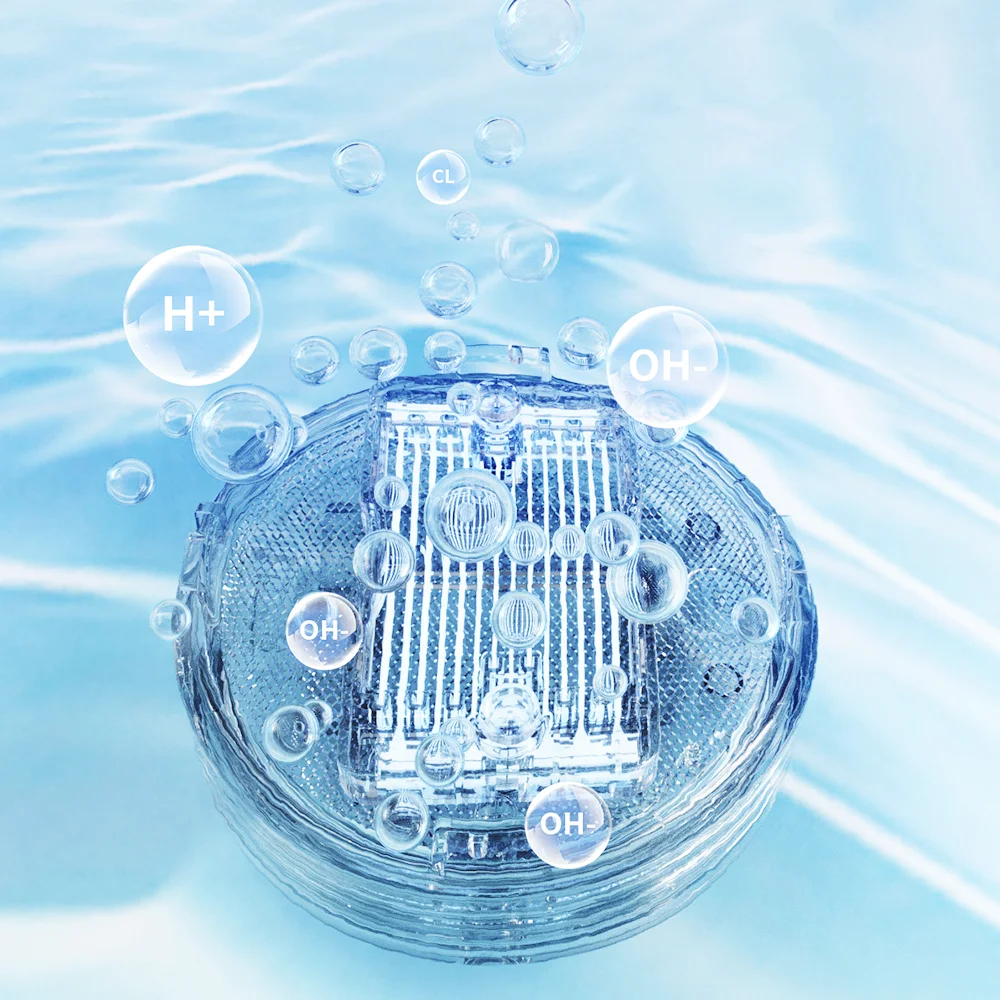 .Customized home kitchen Double-headed vegetable cleaners hydroxyl mini fruits cleaners Double-headed veget cleaners