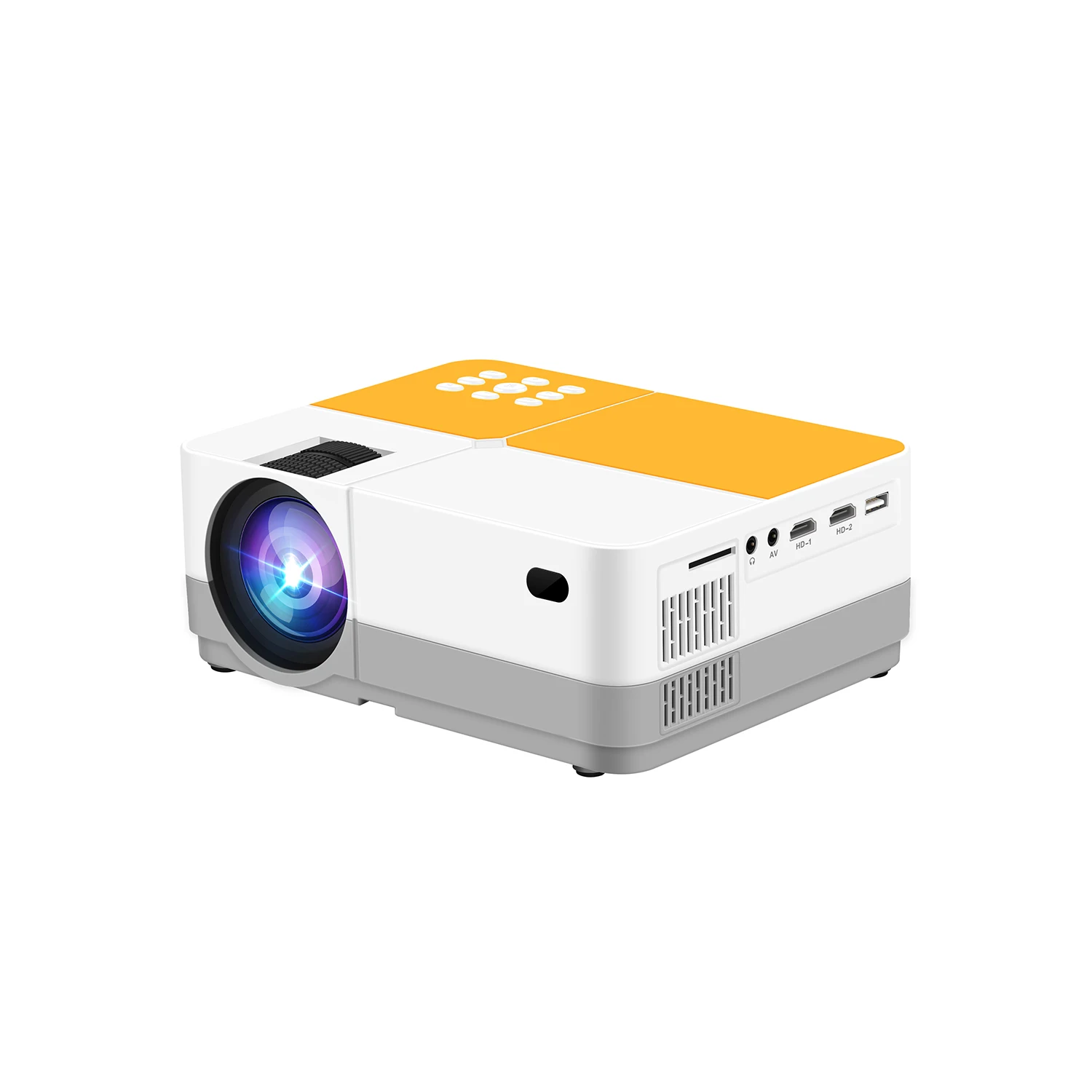 Wholesale HD LED Video Projector 3D Display Mini Multi Media Projector Home Business Use Portable 720p led projector