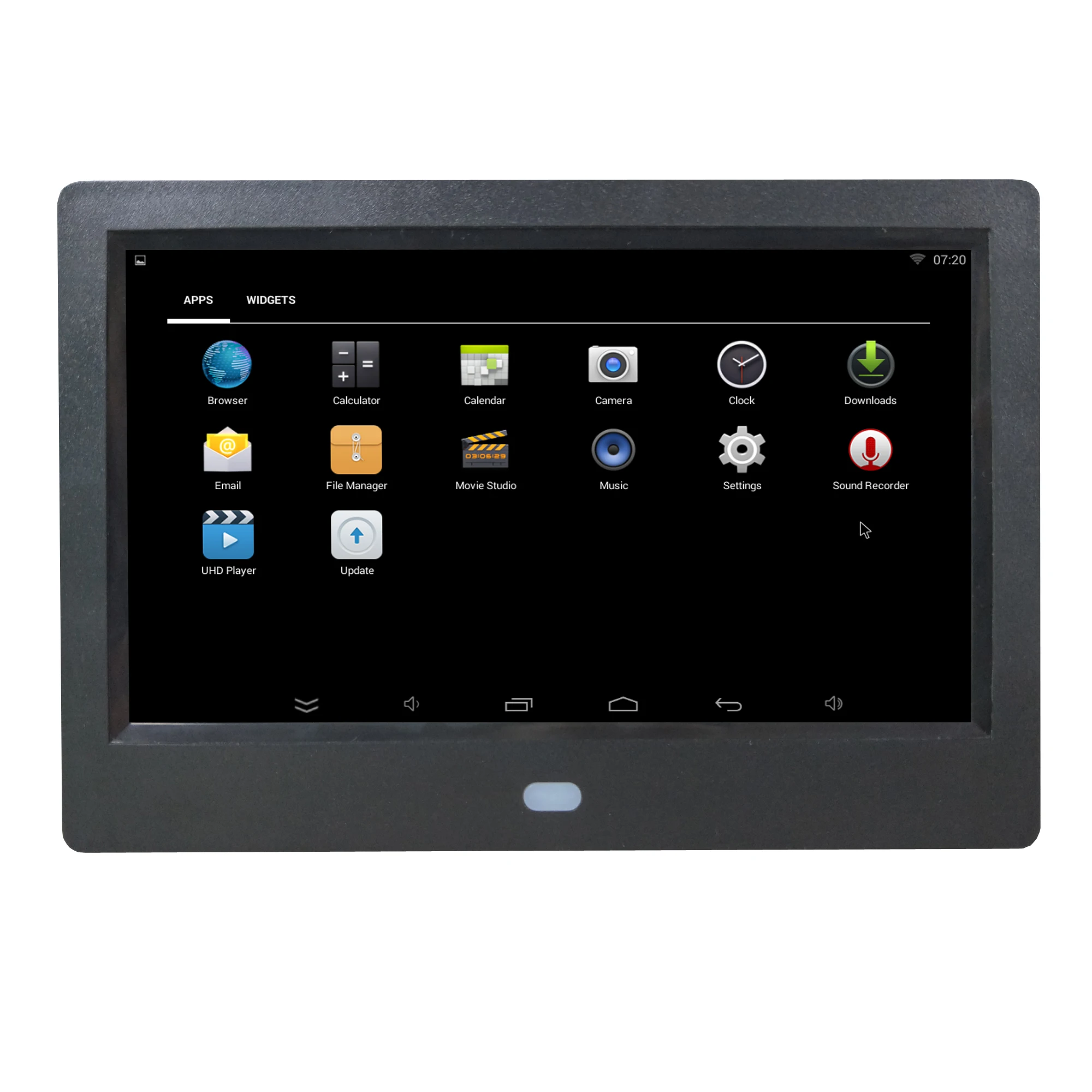For installing APK oem android system 7 inch wifi smart display Advertising machine