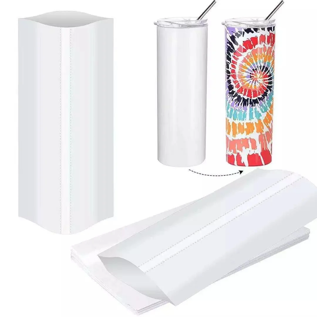 Sublimation Shrink Film Shrunk Wrap For Tumbler Cups Stainless Steel Vacuum Bottle Sublimation Tumbler Water Bottle
