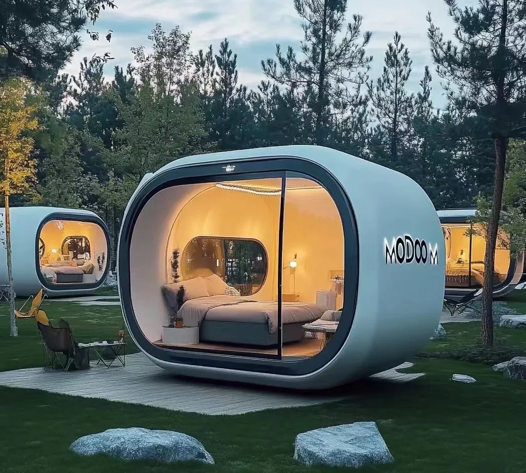 Готовая готовая космическая капсула YUNSU комнатная комната для живописной деятельности умный и голосовой дом полный модуль TinyHouse