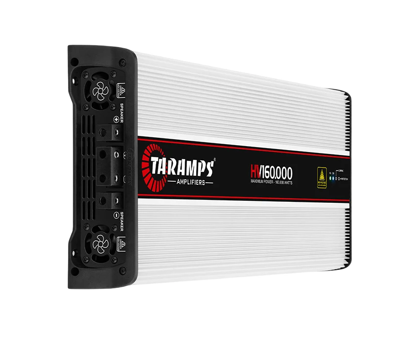 Taramps Hv 160.000 Class D 160.000 Watts Rms Anti-short Circuit Protection 300VDC at 0.5 Ohm-24 batteries high voltage amplifier
