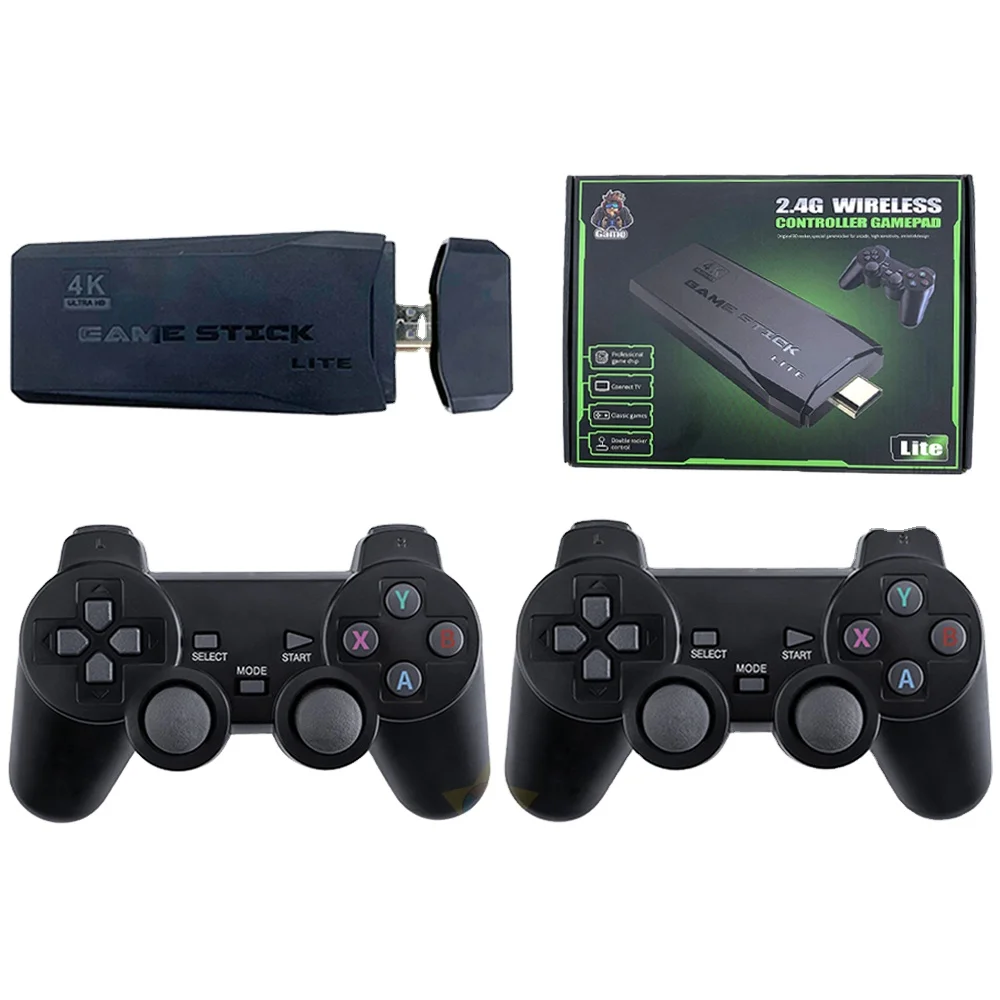 M8 мини игровая консоль USB флеш-накопитель SSD на 64 беспроводной портативный плеер встроенный HD 4K ТВ-выход ручной ретро видео игровая приставка