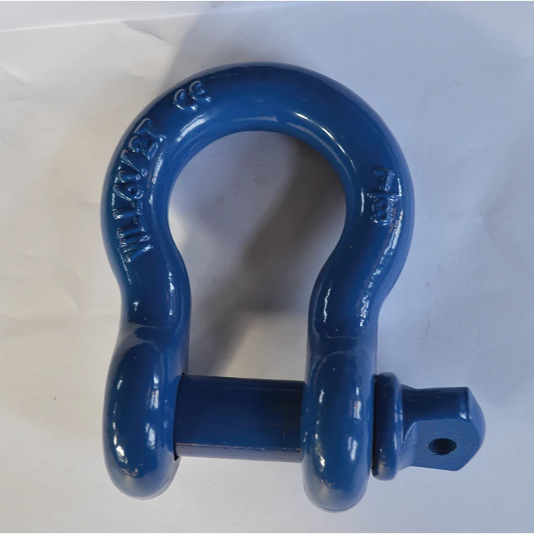 Australian standard HDG surface 6 times WLL Grade S Bow Shackles for Anchor