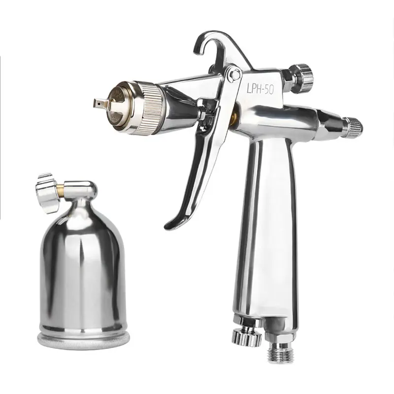 Japan LPH-50 Mini HVLP Spray Gun LPH50 Hand Manual Pistol Sprayer Air Brush For Art Clothes  Air Paint