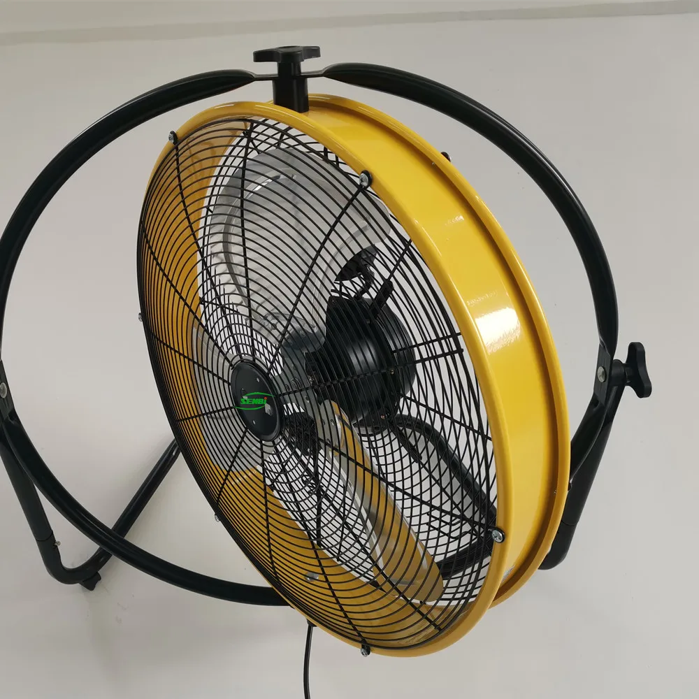 High capacity 20 inch turbo industrial floor fan 2 in 1 industrial centrifugal ventilation table fans