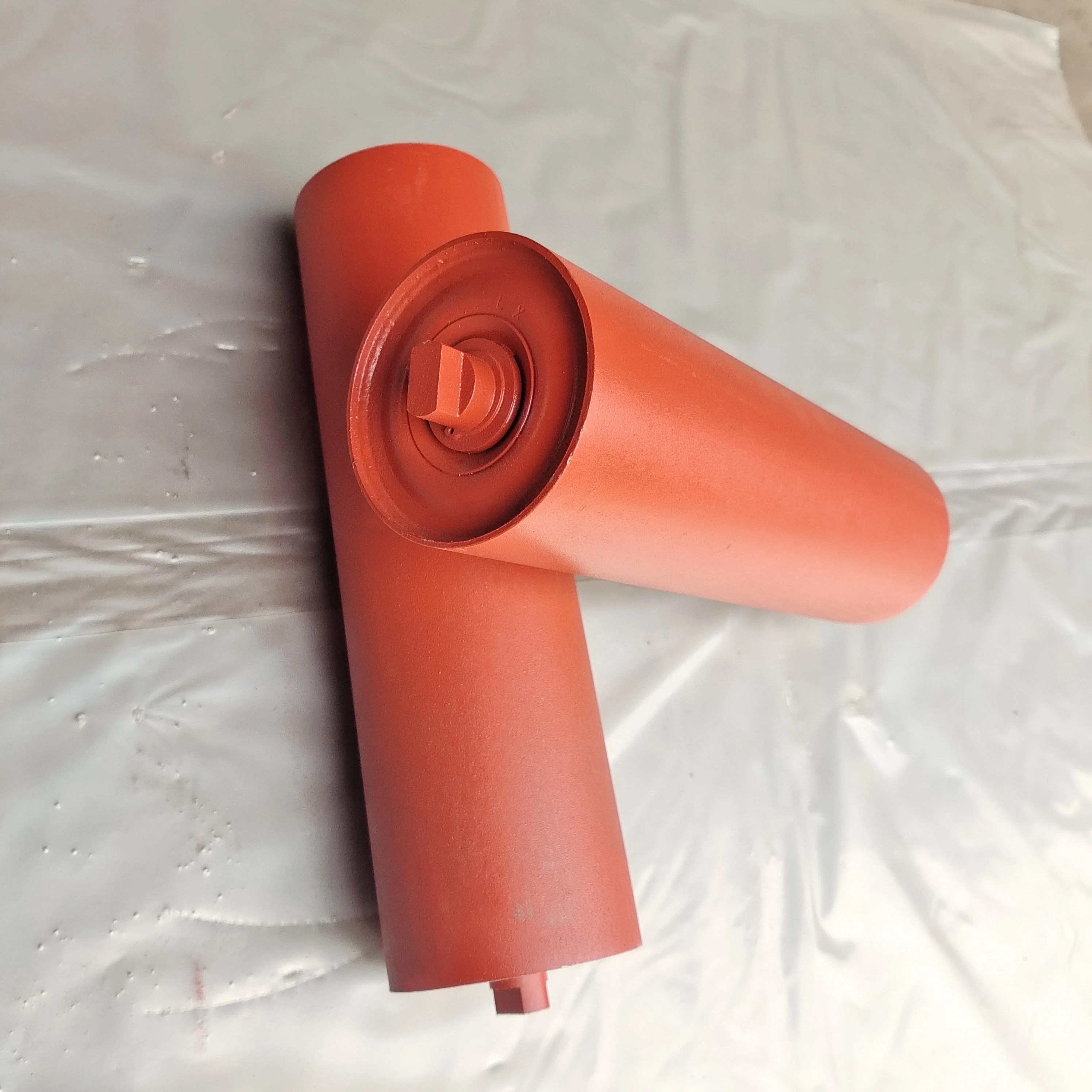 Dia 89X240mm Steel Carrying Roller Belt Conveyor Idler Rollers Mining Belt Conveyor Roller