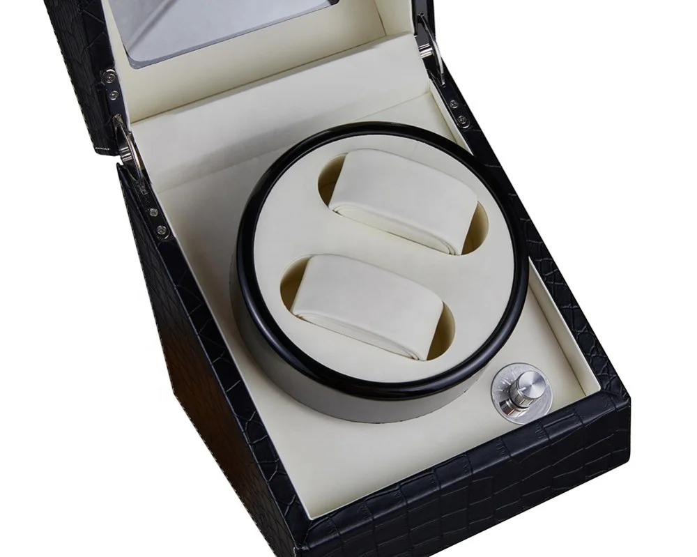 Ebur Automatic Watch Winder Automatic Watch Winder Storage Display Box Quiet Motor Luxury Storage Case for Lady and Man Watches