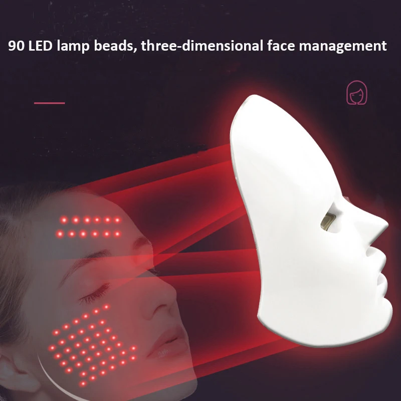 Usb Charging 7 color LED Beauty Mask Facial Care Photon rejuvenation beauty tool