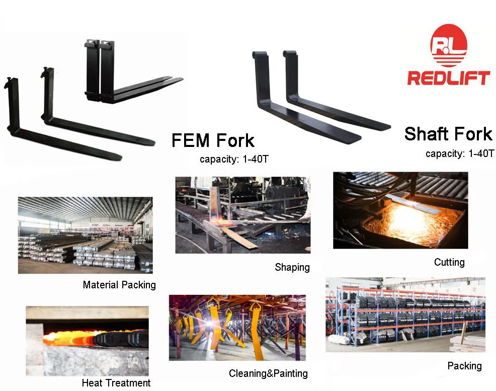 forklift fork custom size FEM parts with ce