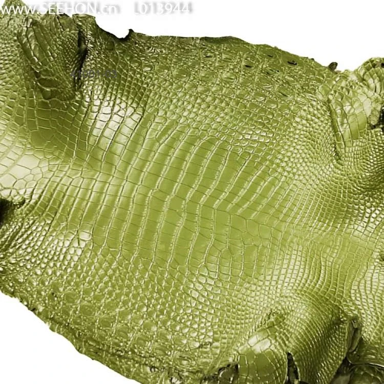 Crocodile leather  South African ostrich skin and other leather materials