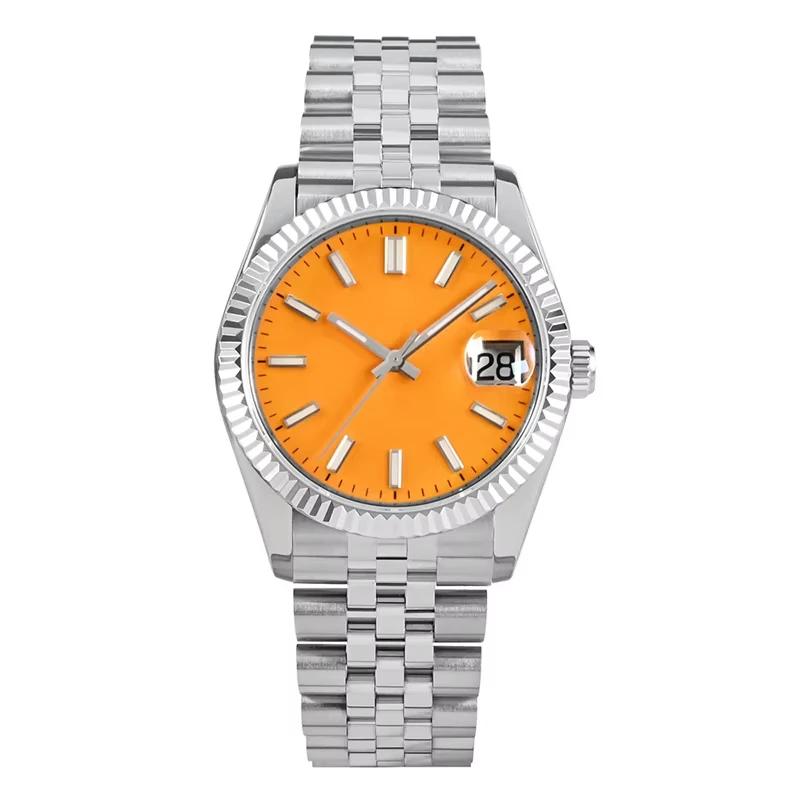 GZ Customized Logo Simple Automatic Mechanical 200M Diver 316 Stainless Steel Calendar Illuminated Luxury Mechanical Watch For M