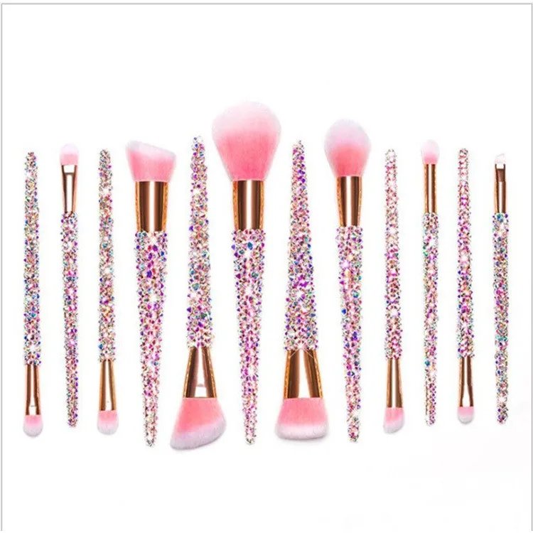 Beauty Diamond Makeup Brush Set Makeup Artist Special Makeup Brush with Diamond Box