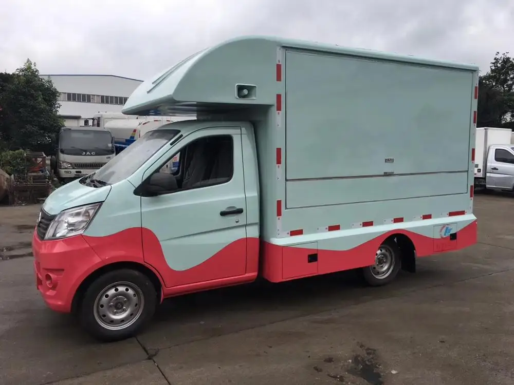 
Stainless steel interior fully equipped coffee food cart 