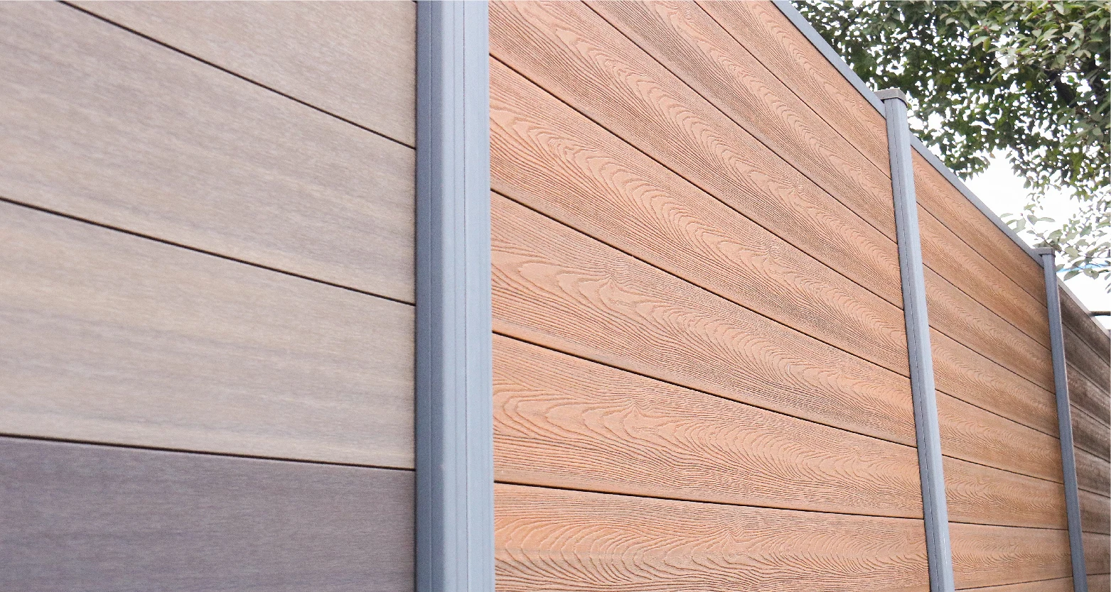 LANDING China WPC Easy Installation Garden Outdoor Composite Material Wood Fencing Decorative WPC Privacy Fence Panel Boards