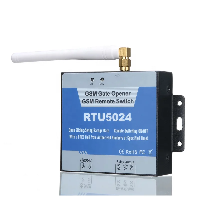 GSM Gate Opener Relay Switch Remote Control Door Access Wireless Door Opener RTU5024 2G  By Free Call 850/900/1800/1900MHz