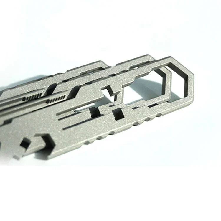 Custom Titanium Pry Bar Crowbar Outdoor Survival tool EDC Pocket Multi Tool