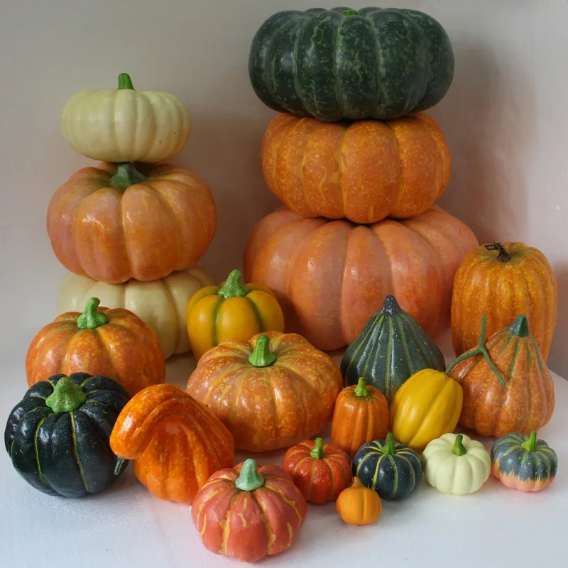 Имитация тыквы Helloween для украшения искусственных фруктов 9 см