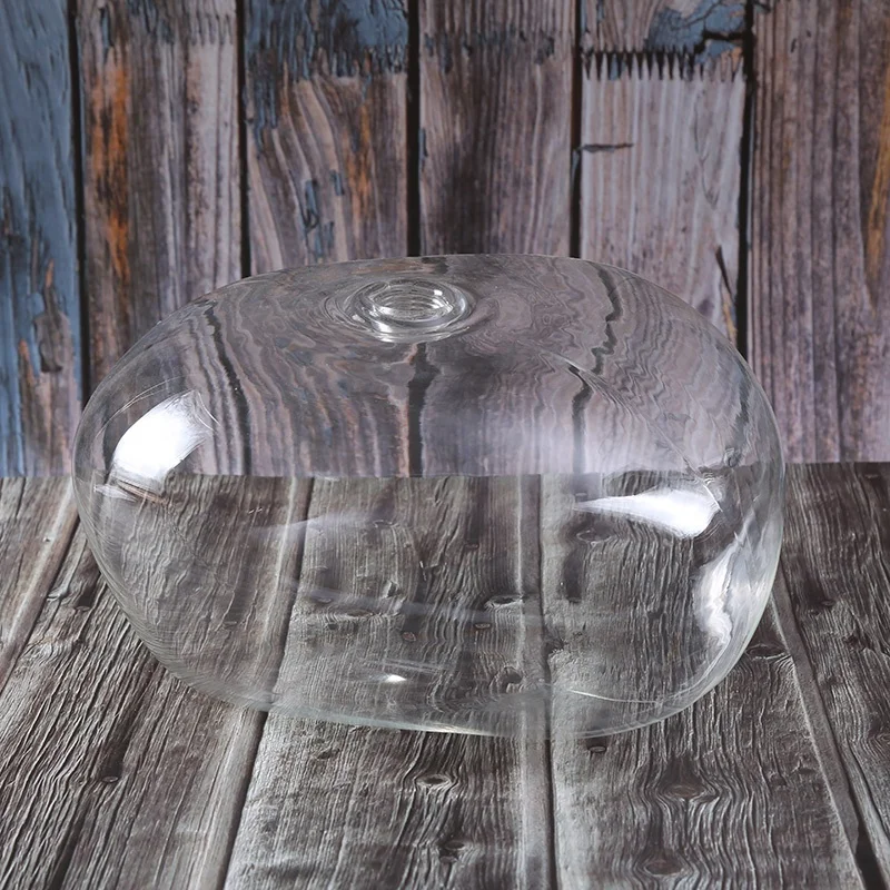 G9 screw glass lampshade clear Stone shape special shaped transparent inside G9 lighting cover