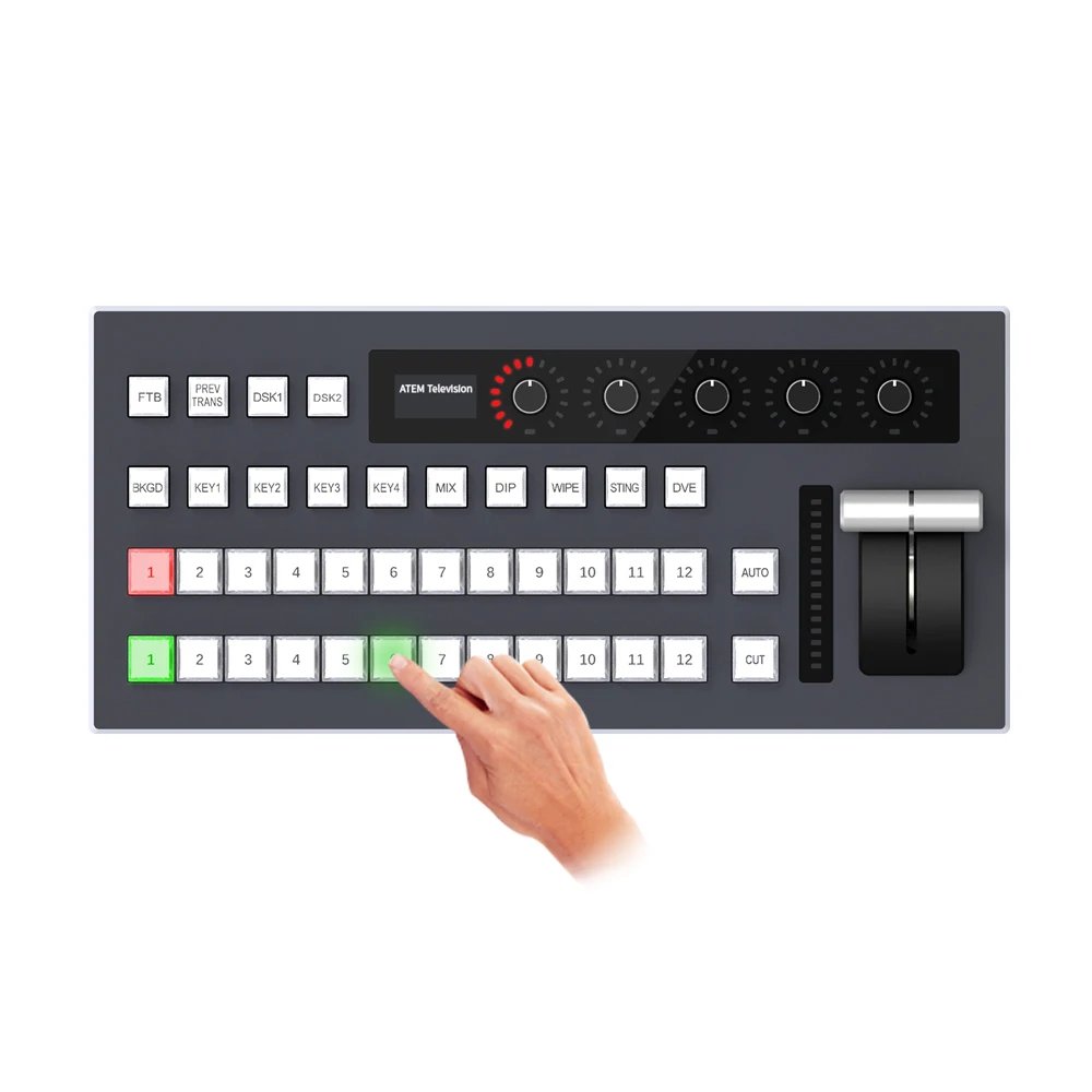 12 channels video camera live stream mixer stream Vmix software external keyboard broadcast USB/LAN vmix control
