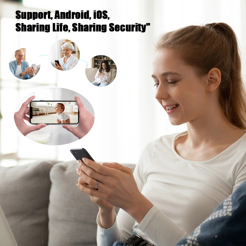 Camera Night Vision Video Voice Recorder Wireless HD 1080p Wifi Home Security Mini Camera