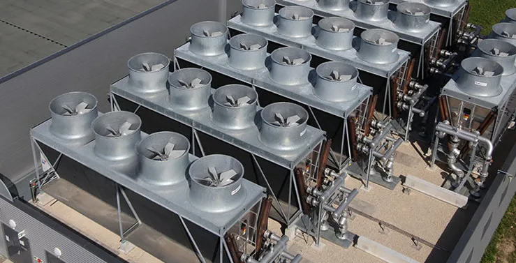 OEM custom standard industrial immersion cooling dry cooler kw mining water glycol