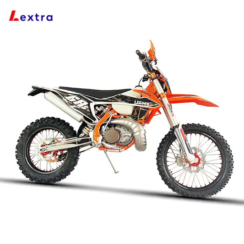Поставка с завода Lextra двухтактный мотоцикл водяным охлаждением KTM стиль 300cc внедорожный велосипед