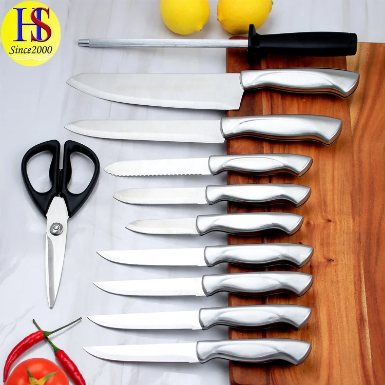 Wholesale Heavy Duty Chinese 6PCS Stainless Steel Kitchen Chef Knives Set