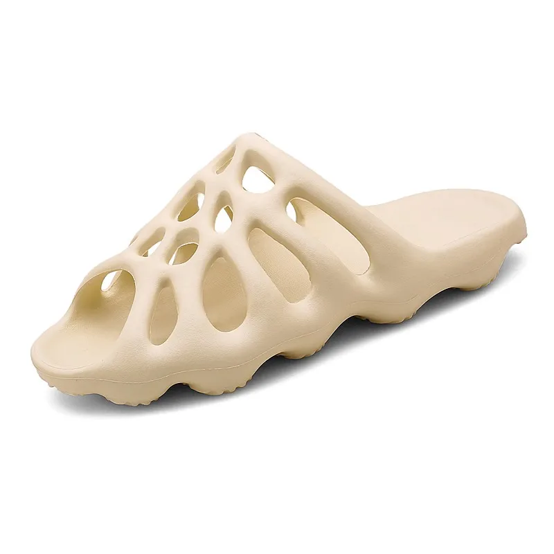 
Direct Manufacturer Hole Ladies Slippers New Couple Coconut Slippers Anti-Slipper Light Weight Shoes Women Sandals Summer 