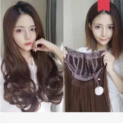 Manufacturers direct sales 2018 hot style u-shaped half head wig for women long style BOBO head wavy temperament female