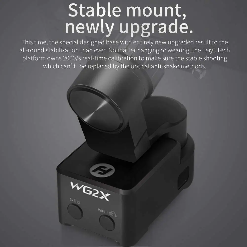 High Quality 2020 Feiyu Wg2x Waterproof Gimbal For Sport Cam Action