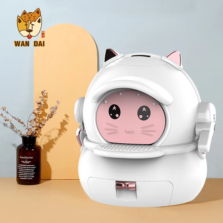 
Brand new anti-leaking pedal automatic litter box popular composite strength compression structure automatic cat litter box 