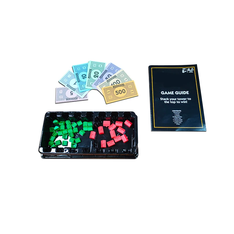 Free sample  Personality Games Creative DIY Custom Printing paper Game Board with Accessories