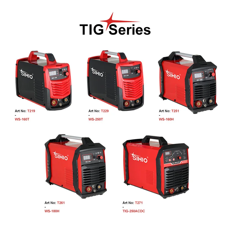 Sihio Small Portable Mma Welder Machines Multifunction Inverter Welding Machine Ws Tig 140 160 180
