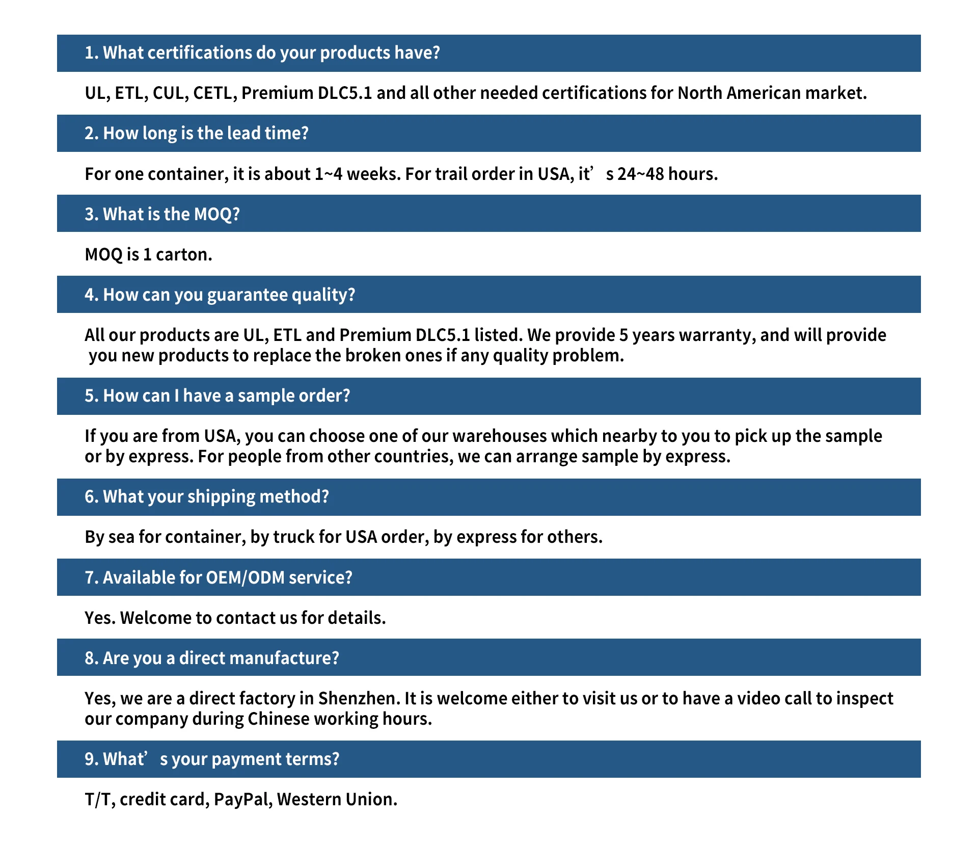 FAQ