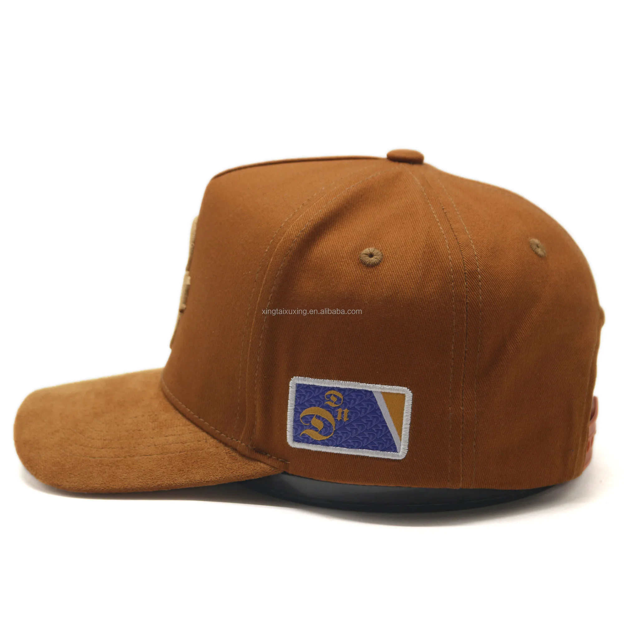 high quality cotton baseball hat  curved brim with custom 3D embroidery logo cross the hat