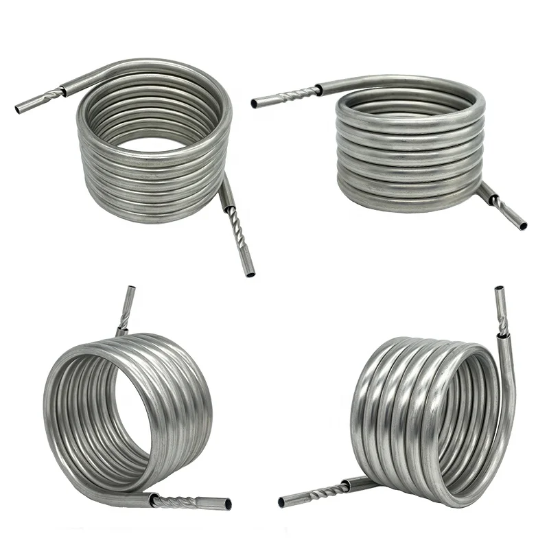 Tube Coil Stainless Steel Coil Tube Factory Direct Price 304 Stainless Steel Heat Exchanger Cooling Liquid Heater Parts 5 Years
