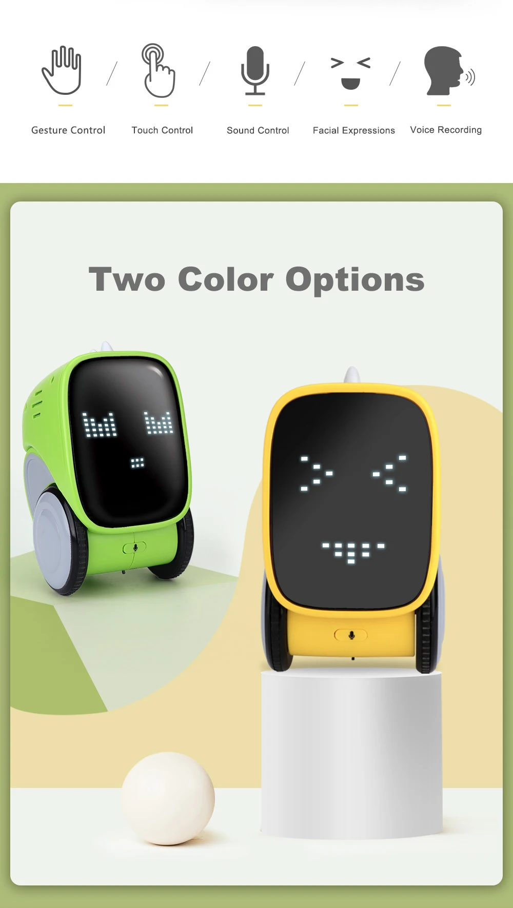 2019 Hot JJRC R16 Robot Intelligent Touch Robot Multi-function Mini Smart Robot Music Dance Christmas Gift
